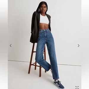 Madewell Perfect Vintage Straight Jean | Size 25P | Mayfield Wash | NWT